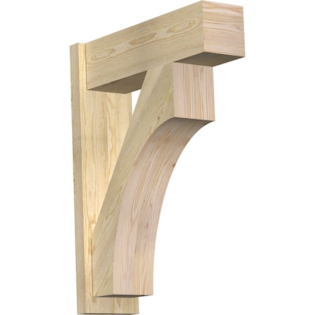 Ekena Millwork Westlake Block Rough Sawn Outlooker, Douglas Fir, 8"W x 26"D x 34"H OUT08X26X34WTL05RDF